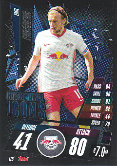 Emil Forsberg RB Leipzig 2020/21 Topps Match Attax CL International Icons #II05